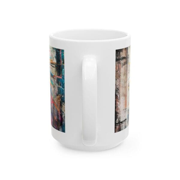 Colorful Artistic Ceramic Mug - 11oz & 15oz - Perfect for Coffee Lovers and Art Enthusiasts Heritage in Color - Image 12