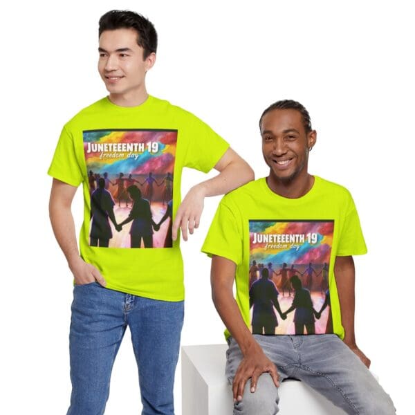 Juneteenth Celebration Tee, Unisex Heavy Cotton Shirt, Freedom Day Apparel, African American History T-Shirt, Comfortable Graphic Tee - Image 68