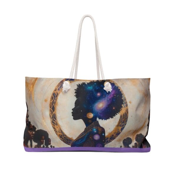 Cosmic Beauty Weekender Bag - Stylish Travel Tote for Adventurers