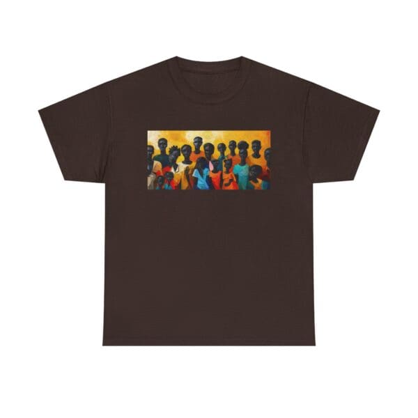 Cultural Unity Unisex Heavy Cotton Tee - Art Inspired Graphic Shirt "Bright Sun. Bold Spirit. Timeless Legacy." - Image 44