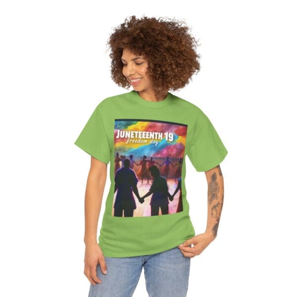 Juneteenth Celebration Tee, Unisex Heavy Cotton Shirt, Freedom Day Apparel, African American History T-Shirt, Comfortable Graphic Tee - Image 75