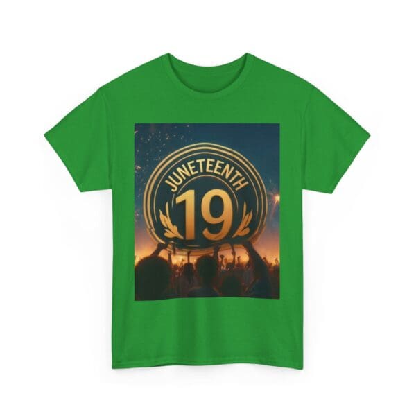 Juneteenth Celebration Unisex Heavy Cotton Tee June 19, 1865—The Truth Unfolds 💚 - Image 81