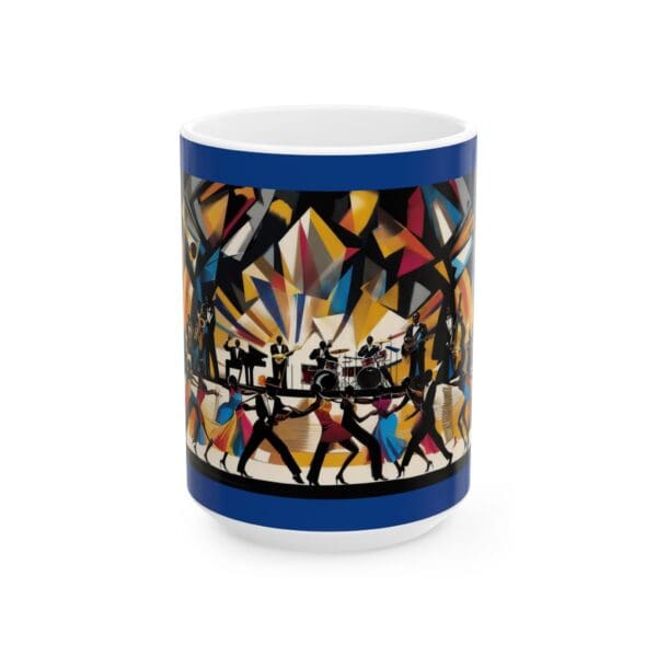 Vibrant Dance Scene Ceramic Mug - 11oz & 15oz Coffee Cup for Music Lovers - Image 11