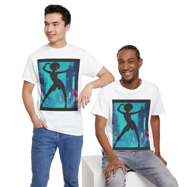 Empowerment Unisex Heavy Cotton Tee - Bold Urban Vibes "Black Joy in Motion. Strength in Every Step." - Image 8