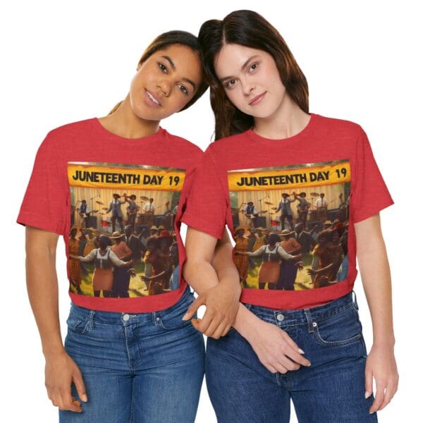 Juneteenth Celebration Tee, Unisex Short Sleeve T-Shirt for Freedom Day, Black History Month, Gift for Activists, Summer Wear, Vintage Style - Image 65