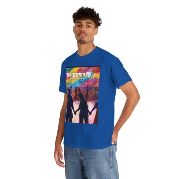 Juneteenth Celebration Tee, Unisex Heavy Cotton Shirt, Freedom Day Apparel, African American History T-Shirt, Comfortable Graphic Tee - Image 84