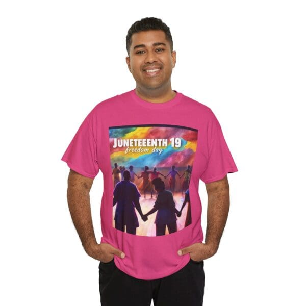 Juneteenth Celebration Tee, Unisex Heavy Cotton Shirt, Freedom Day Apparel, African American History T-Shirt, Comfortable Graphic Tee - Image 95