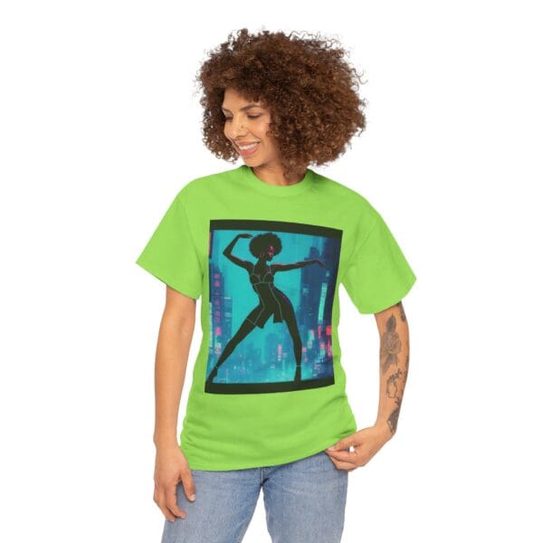 Empowerment Unisex Heavy Cotton Tee - Bold Urban Vibes "Black Joy in Motion. Strength in Every Step." - Image 42