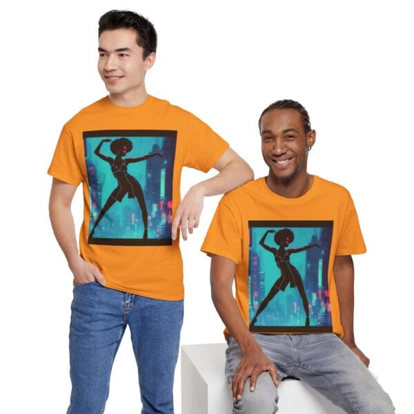 Empowerment Unisex Heavy Cotton Tee - Bold Urban Vibes "Black Joy in Motion. Strength in Every Step." - Image 25