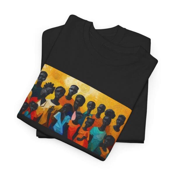 Cultural Unity Unisex Heavy Cotton Tee - Art Inspired Graphic Shirt "Bright Sun. Bold Spirit. Timeless Legacy." - Image 13