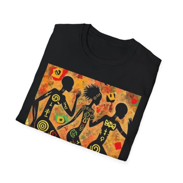 Artistic Dance Unisex Softstyle T-Shirt - Vibrant Culture Print "Symbols of the Past. Strength for the Future." - Image 20