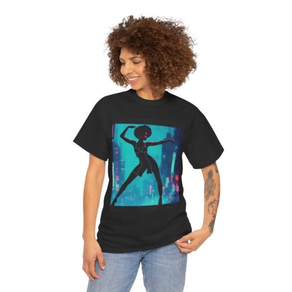 Empowerment Unisex Heavy Cotton Tee - Bold Urban Vibes "Black Joy in Motion. Strength in Every Step." - Image 14