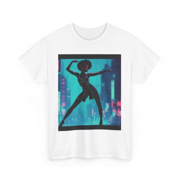 Empowerment Unisex Heavy Cotton Tee - Bold Urban Vibes "Black Joy in Motion. Strength in Every Step." - Image 3