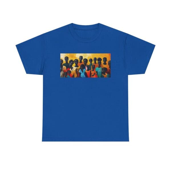 Cultural Unity Unisex Heavy Cotton Tee - Art Inspired Graphic Shirt "Bright Sun. Bold Spirit. Timeless Legacy." - Image 80