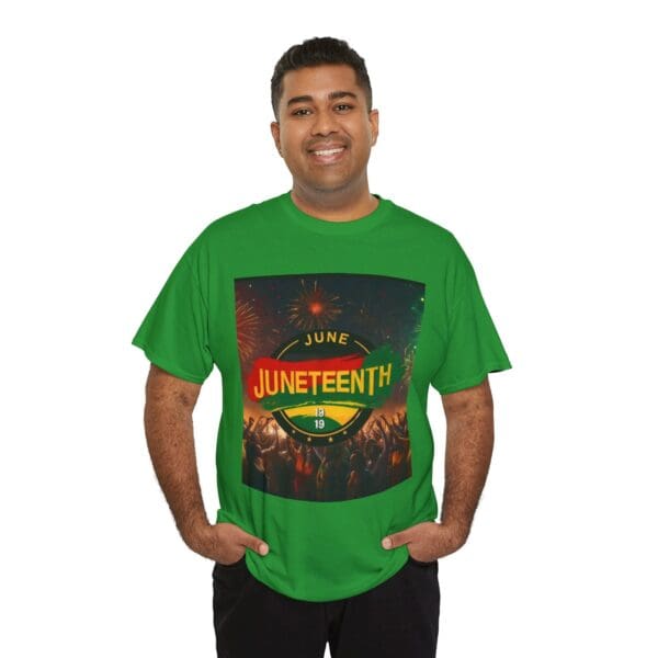 Juneteenth Celebration Unisex Heavy Cotton Tee Juneteenth: The Spirit of Liberation - Image 92