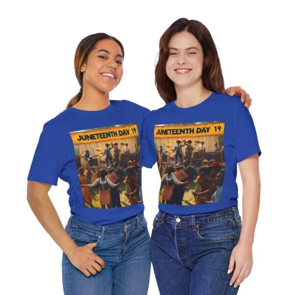 Juneteenth Celebration Tee, Unisex Short Sleeve T-Shirt for Freedom Day, Black History Month, Gift for Activists, Summer Wear, Vintage Style - Image 56