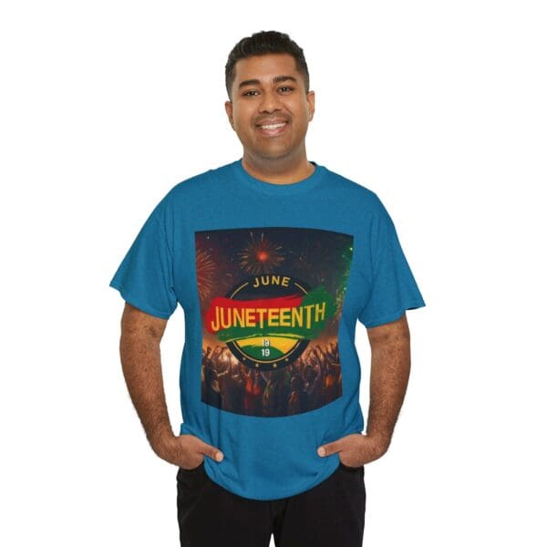 Juneteenth Celebration Unisex Heavy Cotton Tee Juneteenth: The Spirit of Liberation - Image 103