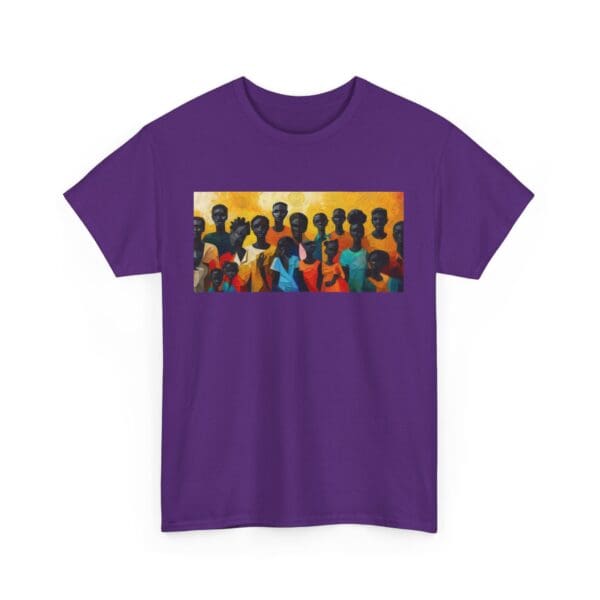Cultural Unity Unisex Heavy Cotton Tee - Art Inspired Graphic Shirt "Bright Sun. Bold Spirit. Timeless Legacy." - Image 91