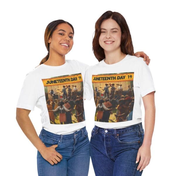 Juneteenth Celebration Tee, Unisex Short Sleeve T-Shirt for Freedom Day, Black History Month, Gift for Activists, Summer Wear, Vintage Style - Image 9