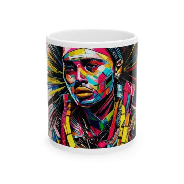 Colorful Artistic Ceramic Mug - 11oz & 15oz - Perfect for Coffee Lovers and Art Enthusiasts Heritage in Color