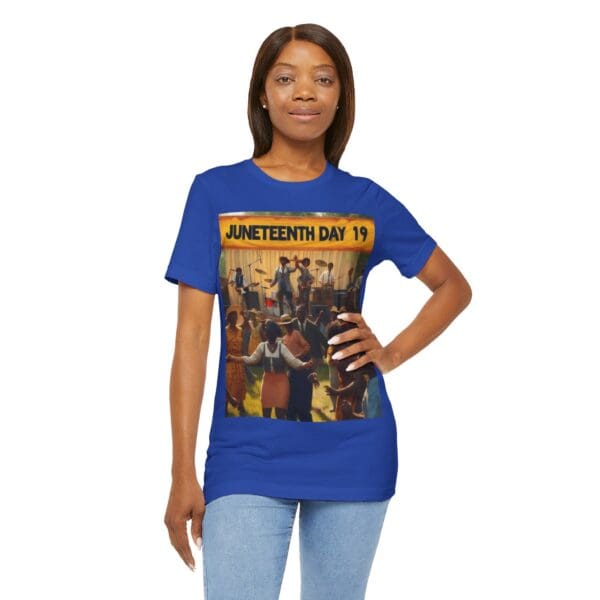 Juneteenth Celebration Tee, Unisex Short Sleeve T-Shirt for Freedom Day, Black History Month, Gift for Activists, Summer Wear, Vintage Style - Image 54