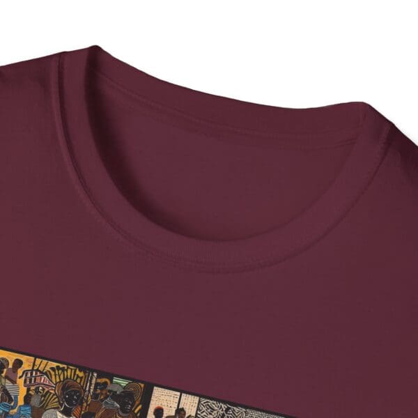 Artistic Unisex Softstyle T-Shirt - Vibrant Community Design "Wear the Movement. Live the Story." - Image 25