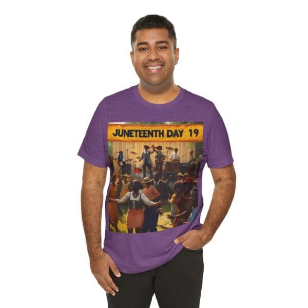 Juneteenth Celebration Tee, Unisex Short Sleeve T-Shirt for Freedom Day, Black History Month, Gift for Activists, Summer Wear, Vintage Style - Image 123