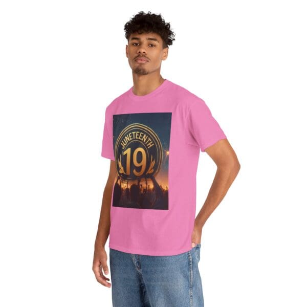 Juneteenth Celebration Unisex Heavy Cotton Tee June 19, 1865—The Truth Unfolds 💚 - Image 116