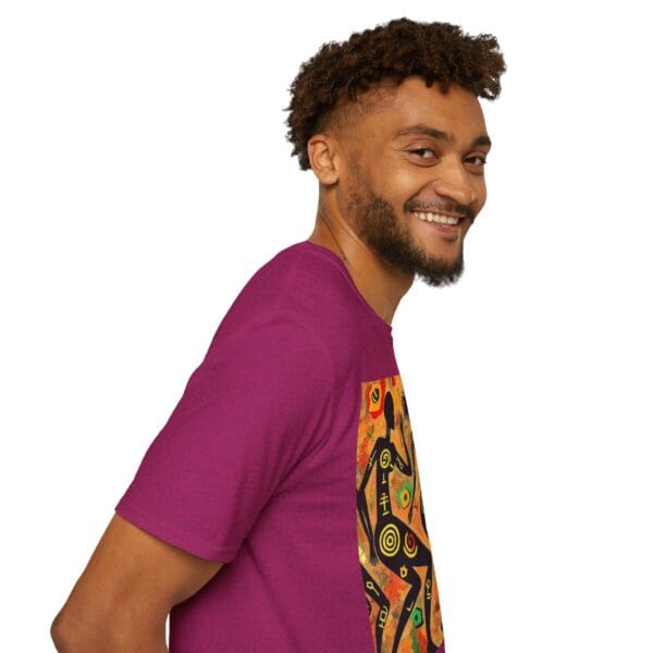Artistic Dance Unisex Softstyle T-Shirt - Vibrant Culture Print "Symbols of the Past. Strength for the Future." - Image 62