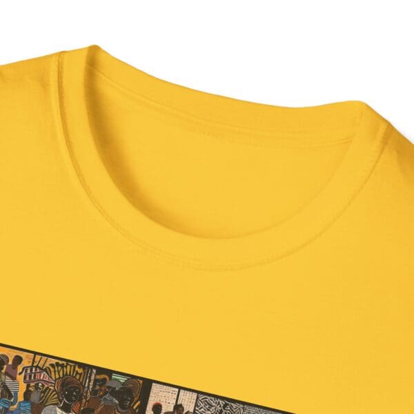 Artistic Unisex Softstyle T-Shirt - Vibrant Community Design "Wear the Movement. Live the Story." - Image 33
