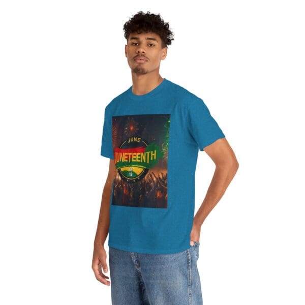 Juneteenth Celebration Unisex Heavy Cotton Tee Juneteenth: The Spirit of Liberation - Image 102