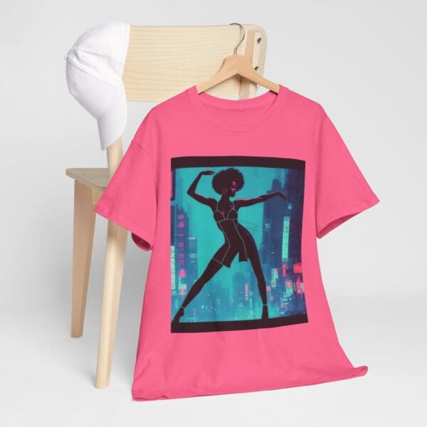 Empowerment Unisex Heavy Cotton Tee - Bold Urban Vibes "Black Joy in Motion. Strength in Every Step." - Image 77