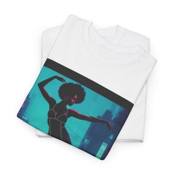 Empowerment Unisex Heavy Cotton Tee - Bold Urban Vibes "Black Joy in Motion. Strength in Every Step." - Image 5