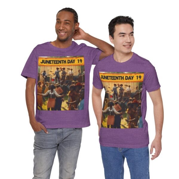 Juneteenth Celebration Tee, Unisex Short Sleeve T-Shirt for Freedom Day, Black History Month, Gift for Activists, Summer Wear, Vintage Style - Image 127