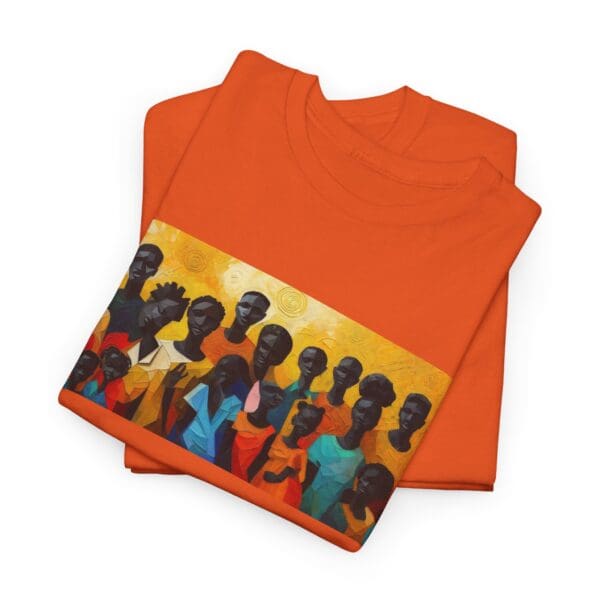 Cultural Unity Unisex Heavy Cotton Tee - Art Inspired Graphic Shirt "Bright Sun. Bold Spirit. Timeless Legacy." - Image 31