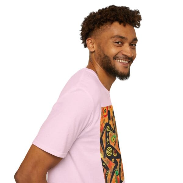 Artistic Dance Unisex Softstyle T-Shirt - Vibrant Culture Print "Symbols of the Past. Strength for the Future." - Image 110
