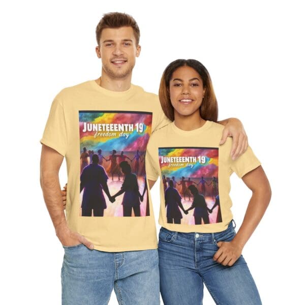 Juneteenth Celebration Tee, Unisex Heavy Cotton Shirt, Freedom Day Apparel, African American History T-Shirt, Comfortable Graphic Tee - Image 35