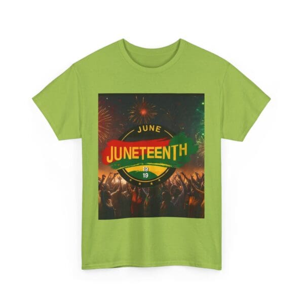 Juneteenth Celebration Unisex Heavy Cotton Tee Juneteenth: The Spirit of Liberation - Image 75
