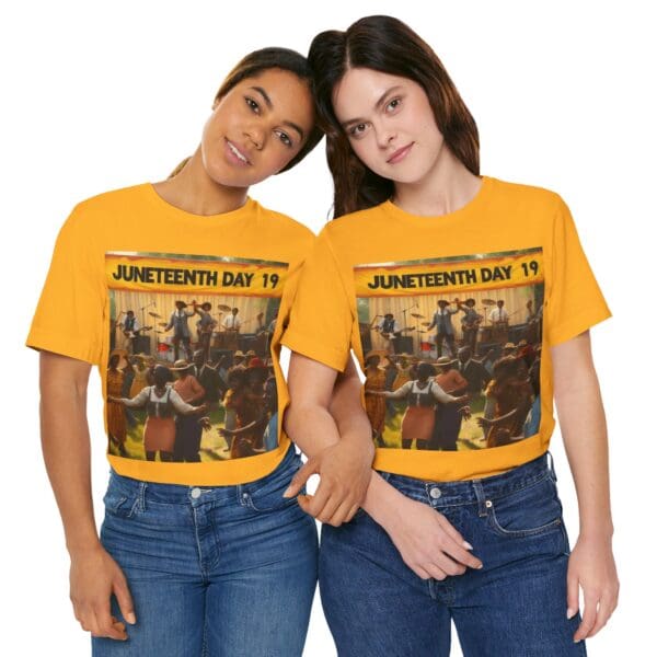 Juneteenth Celebration Tee, Unisex Short Sleeve T-Shirt for Freedom Day, Black History Month, Gift for Activists, Summer Wear, Vintage Style - Image 46