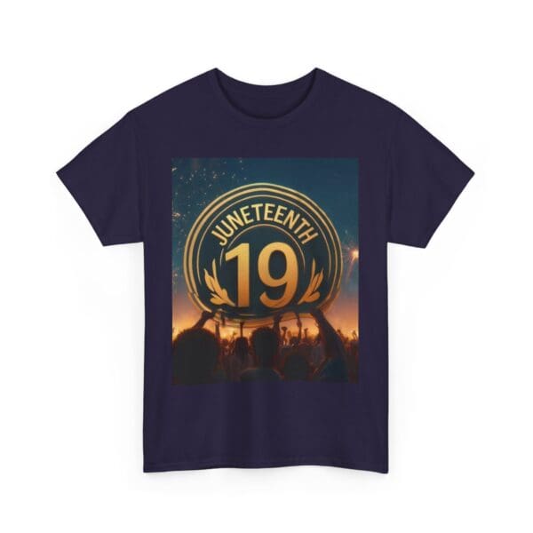 Juneteenth Celebration Unisex Heavy Cotton Tee June 19, 1865—The Truth Unfolds 💚 - Image 99