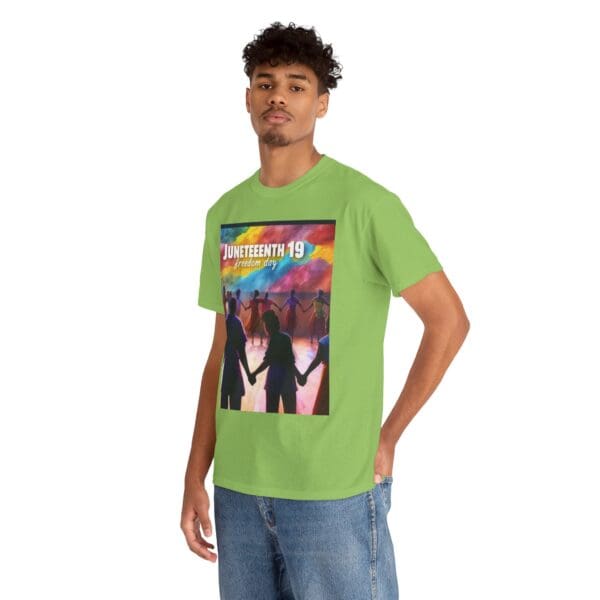 Juneteenth Celebration Tee, Unisex Heavy Cotton Shirt, Freedom Day Apparel, African American History T-Shirt, Comfortable Graphic Tee - Image 76