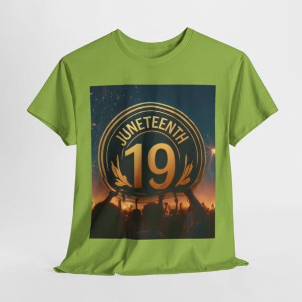 Juneteenth Celebration Unisex Heavy Cotton Tee June 19, 1865—The Truth Unfolds 💚 - Image 72