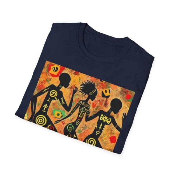 Artistic Dance Unisex Softstyle T-Shirt - Vibrant Culture Print "Symbols of the Past. Strength for the Future." - Image 91