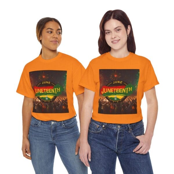Juneteenth Celebration Unisex Heavy Cotton Tee Juneteenth: The Spirit of Liberation - Image 72