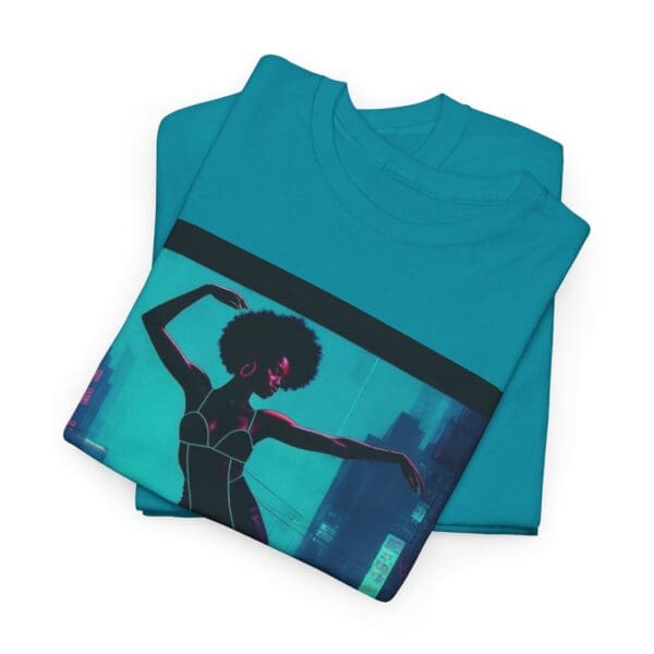 Empowerment Unisex Heavy Cotton Tee - Bold Urban Vibes "Black Joy in Motion. Strength in Every Step." - Image 50