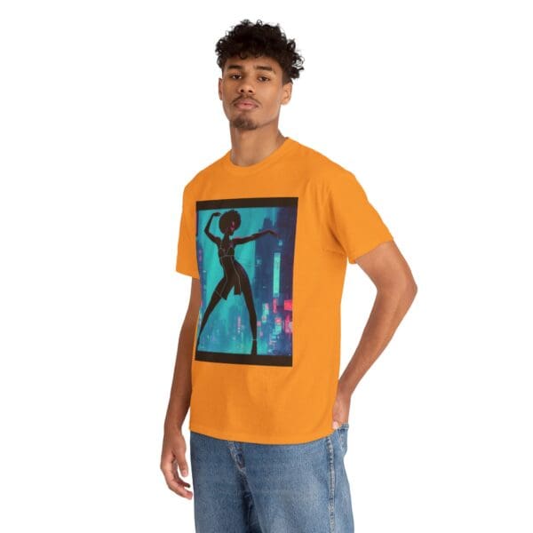 Empowerment Unisex Heavy Cotton Tee - Bold Urban Vibes "Black Joy in Motion. Strength in Every Step." - Image 22