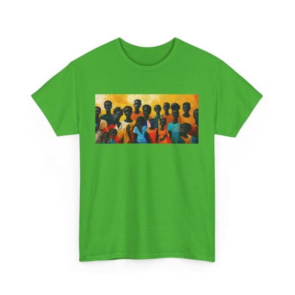 Cultural Unity Unisex Heavy Cotton Tee - Art Inspired Graphic Shirt "Bright Sun. Bold Spirit. Timeless Legacy." - Image 73