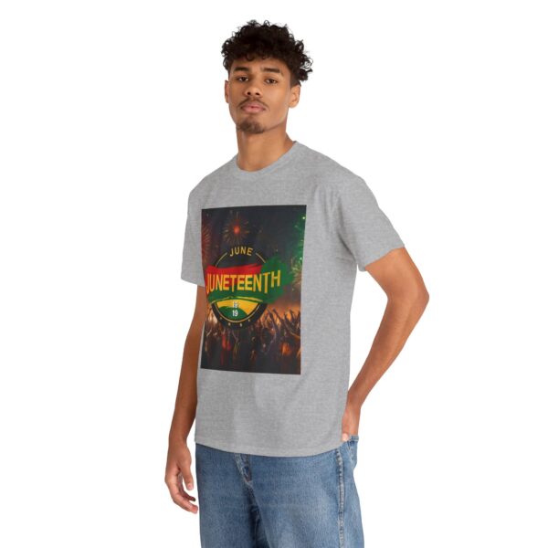Juneteenth Celebration Unisex Heavy Cotton Tee Juneteenth: The Spirit of Liberation - Image 44