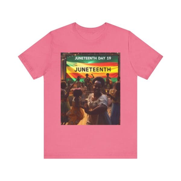 Juneteenth Celebration Tee, Unisex Jersey T-Shirt, Short Sleeve Graphic Tee, Black History Month Shirt, Family Reunion Apparel, Gift [...]"Juneteenth: Freedom Forever, Legacy Unbreakable." - Image 108