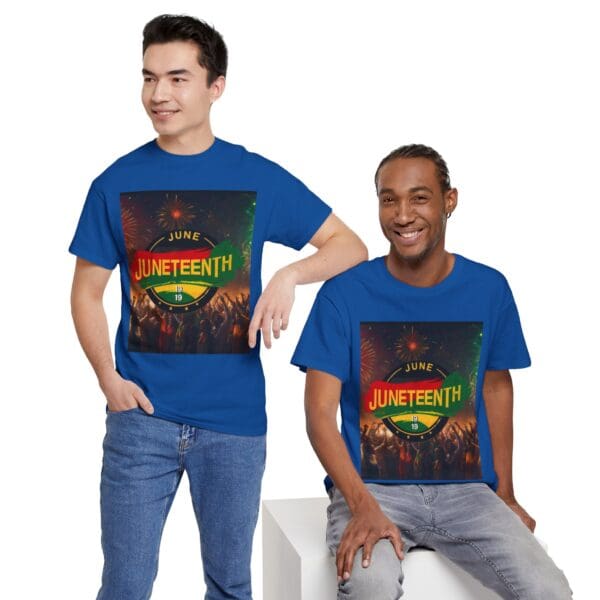 Juneteenth Celebration Unisex Heavy Cotton Tee Juneteenth: The Spirit of Liberation - Image 115